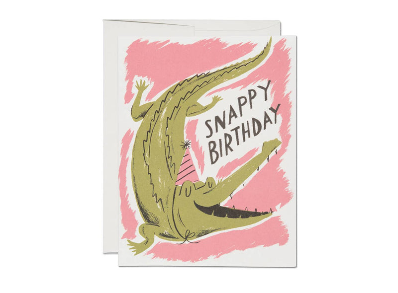 Snappy Birthday greeting card - Pinecone Trading Co.