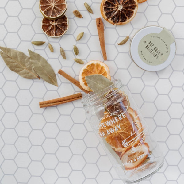 "Somewhere Far Away" - Simmer Scent Collection - Pinecone Trading Co.