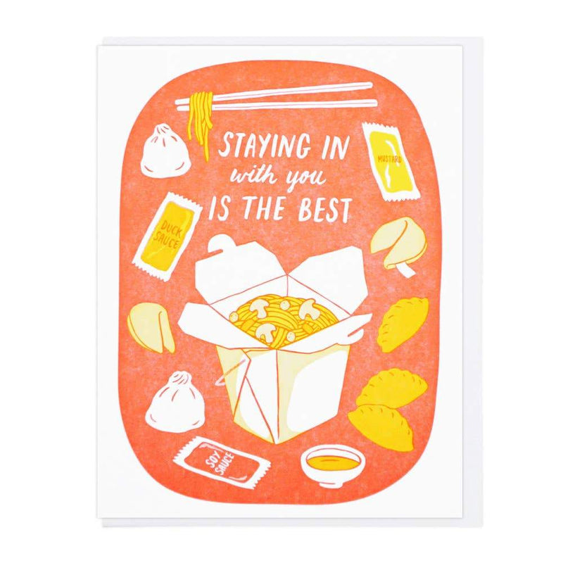 Staying In Takeout Card - Pinecone Trading Co.