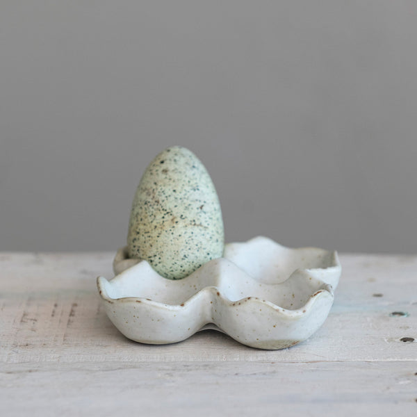 Stoneware Egg Holder - Pinecone Trading Co.