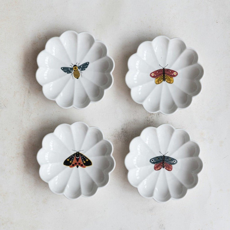 Stoneware Fluted Insect Dish - Pinecone Trading Co.