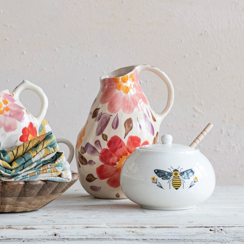 Stoneware Honey Pot - Pinecone Trading Co.