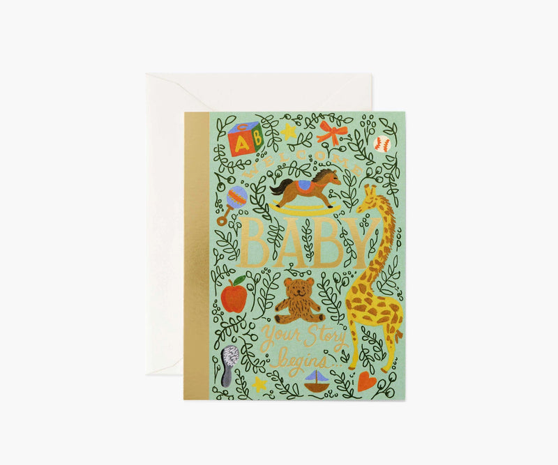 Storybook Baby Card - Pinecone Trading Co.