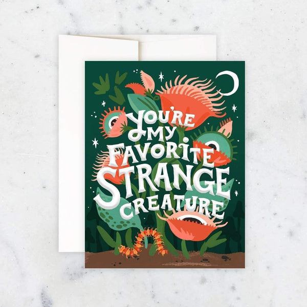 Strange Creature Card - Pinecone Trading Co.
