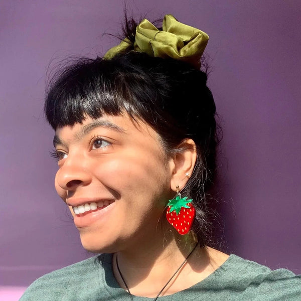 Strawberry Earrings - Pinecone Trading Co.