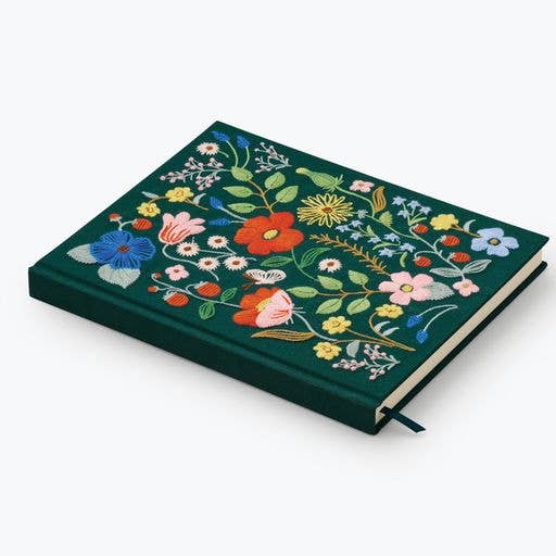 Strawberry Fields Embroidered Sketchbook - Pinecone Trading Co.
