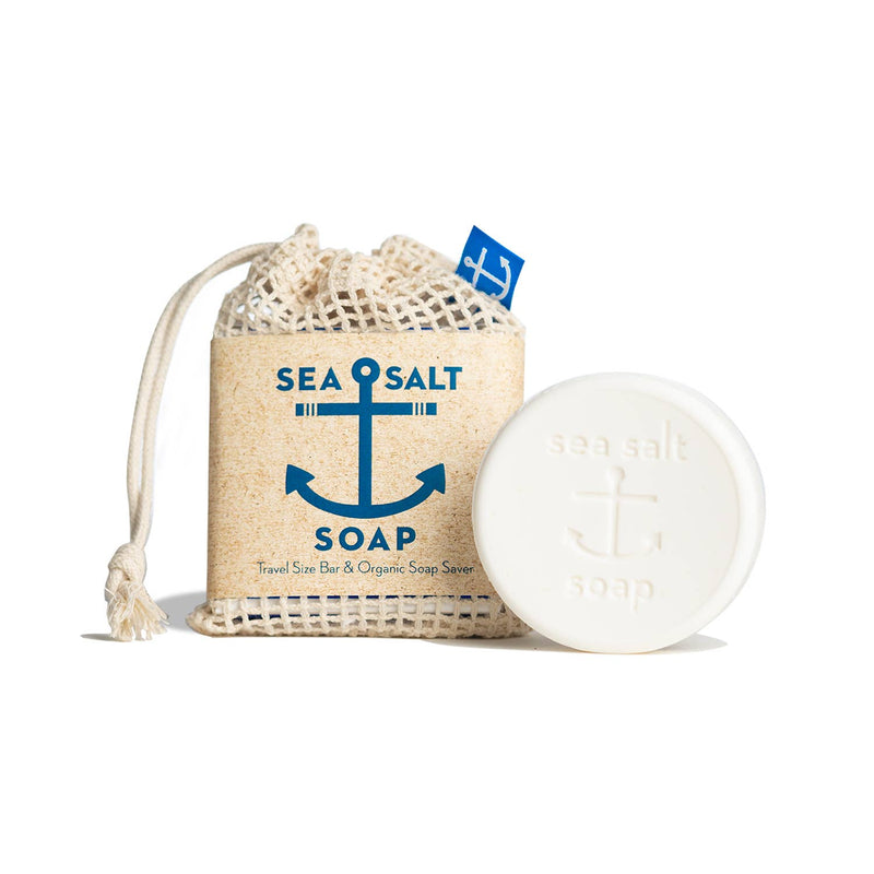 Swedish Dream Sea Salt Soap Travel Size Bar & Soap Saver - Pinecone Trading Co.