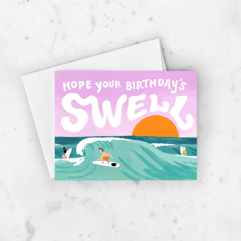 Swell Birthday Card - Pinecone Trading Co.