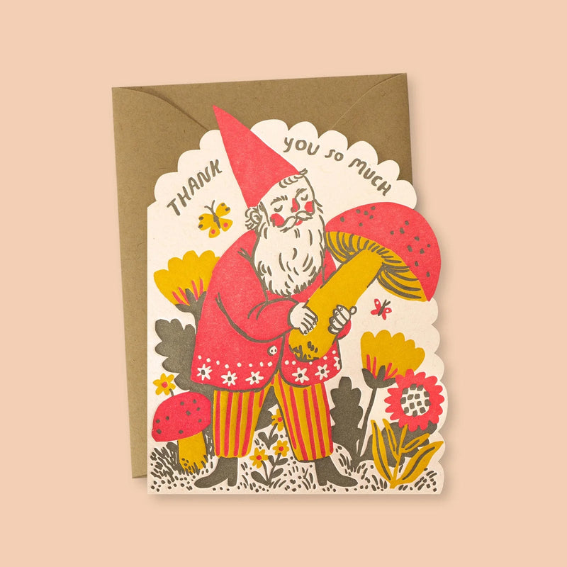 Thank You Gnome Greeting Card - Pinecone Trading Co.