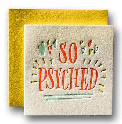 Tiny Psyched Tiny Card Card - Pinecone Trading Co.