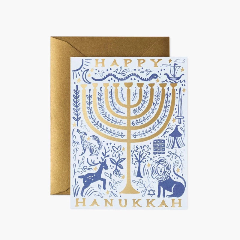 Twelve Tribes Menorah Card - Pinecone Trading Co.