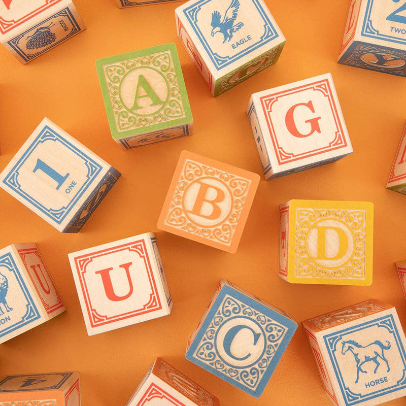 Uncle Goose Classic ABC Blocks - Pinecone Trading Co.