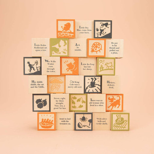 Uncle Goose Nursery Rhyme Blocks - Pinecone Trading Co.