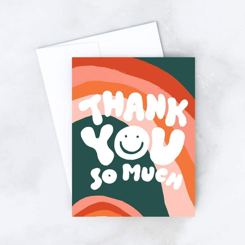 Wavy Thank You Card - Pinecone Trading Co.