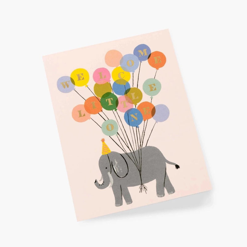 Welcome Elephant Card - Pinecone Trading Co.