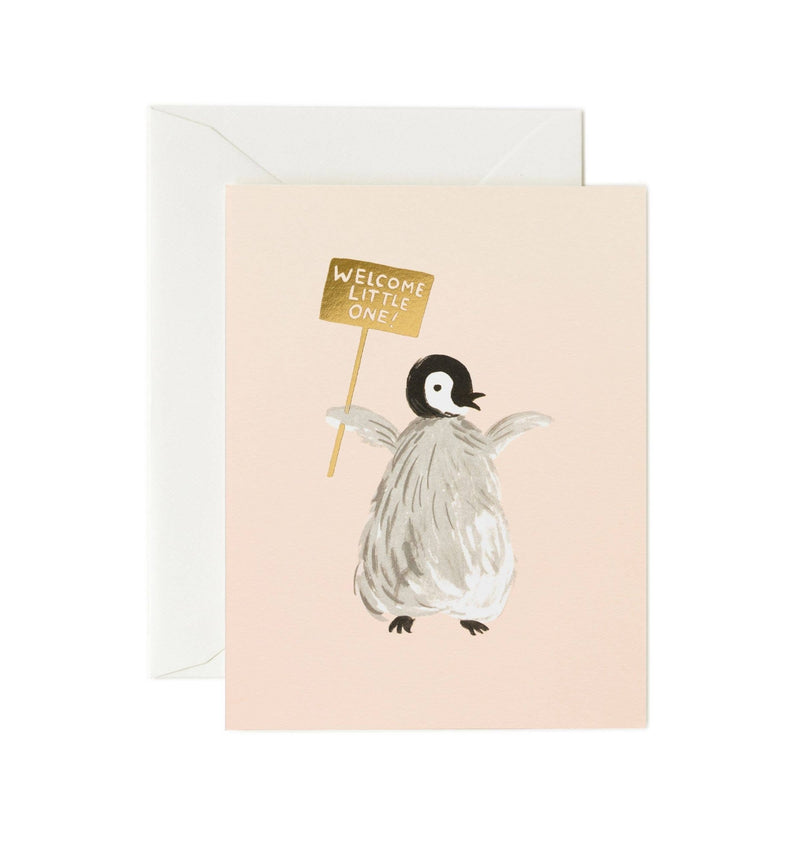 Welcome Penguin Card - Pinecone Trading Co.