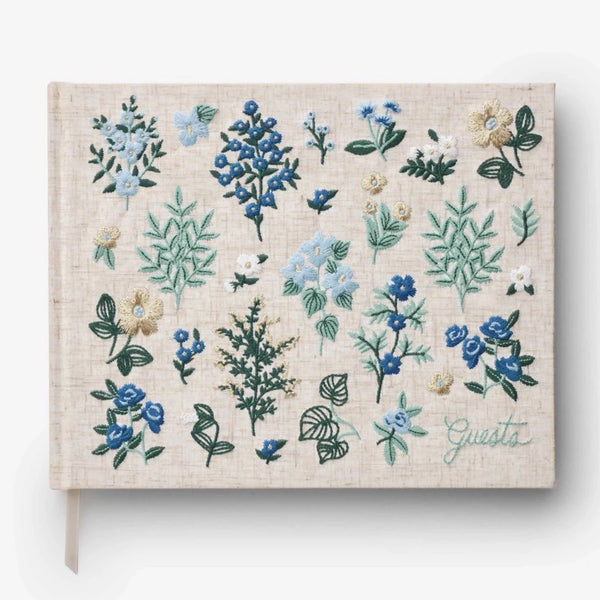Wildwood Embroidered Guest Book - Pinecone Trading Co.