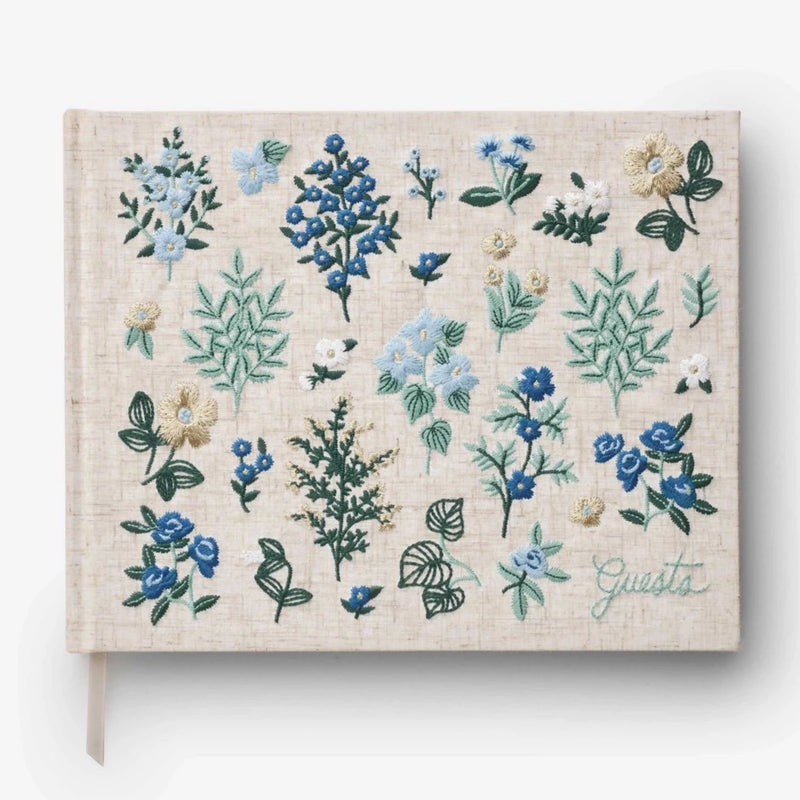 Wildwood Embroidered Guest Book - Pinecone Trading Co.
