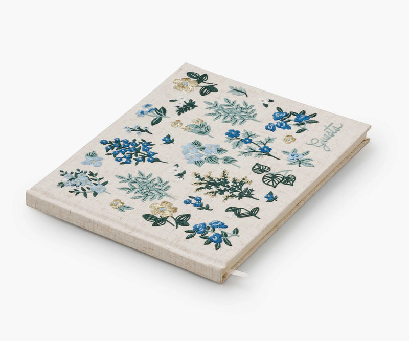 Wildwood Embroidered Guest Book - Pinecone Trading Co.