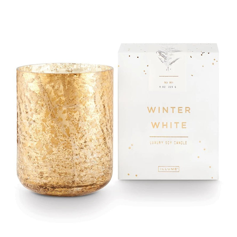 Winter White Boxed Candle - Pinecone Trading Co.