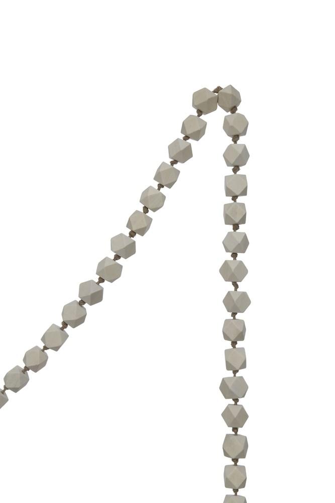 Wooden Neutral Bead Garland - Pinecone Trading Co.