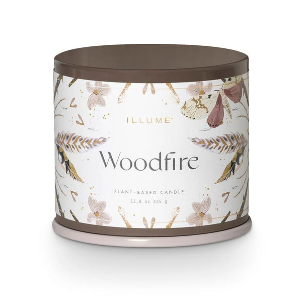 Woodfire Vanity Tin Candle - Pinecone Trading Co.