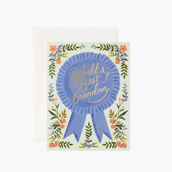 World's Best Grandma Card - Pinecone Trading Co.