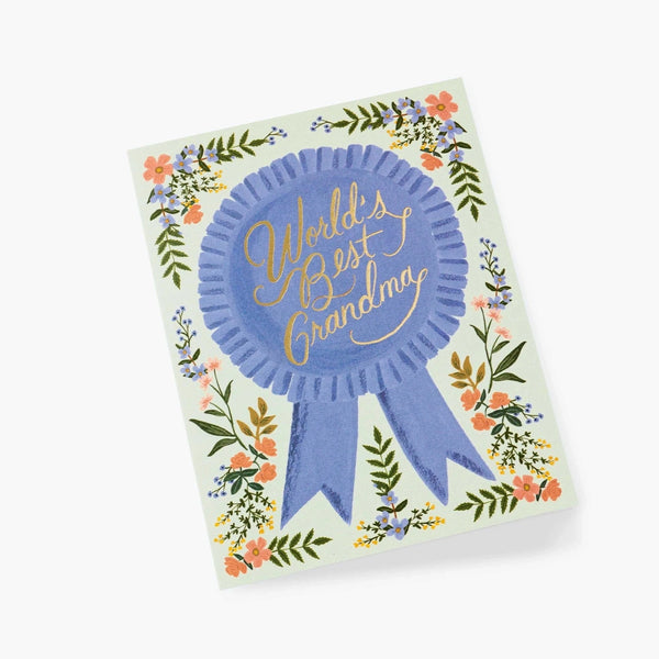 World's Best Grandma Card - Pinecone Trading Co.
